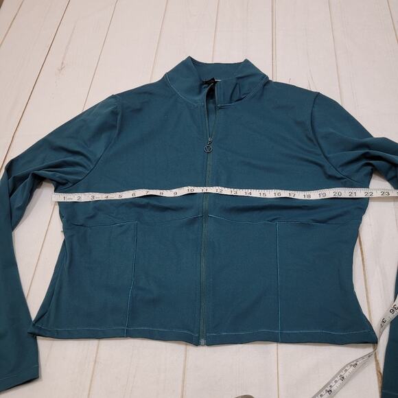 Victoria's secret on point crop green fitted jacket - Picture 3 of 8